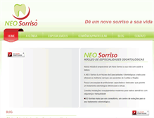 Tablet Screenshot of neosorriso.com.br